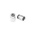 Picture of Injector Dynamics +12mm Clear Anodize Bottom Adapter 14mm Lower O-Ring