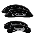 Picture of MGP 4 Caliper Covers Engraved F&R F150 - F150 2009 Black Powder Coat Finish Silver Characters