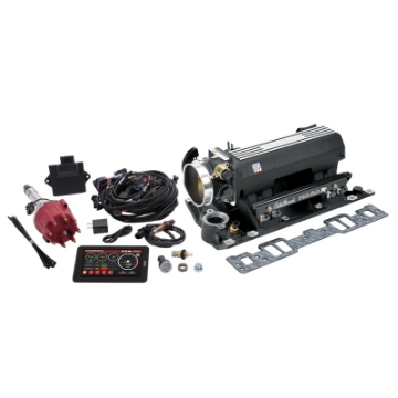 Picture of Edelbrock Pro Flo 4 XT EFI System Seq Port SBC Vortec-E-Tec 550 Max HP 29lb-hr Black Finish
