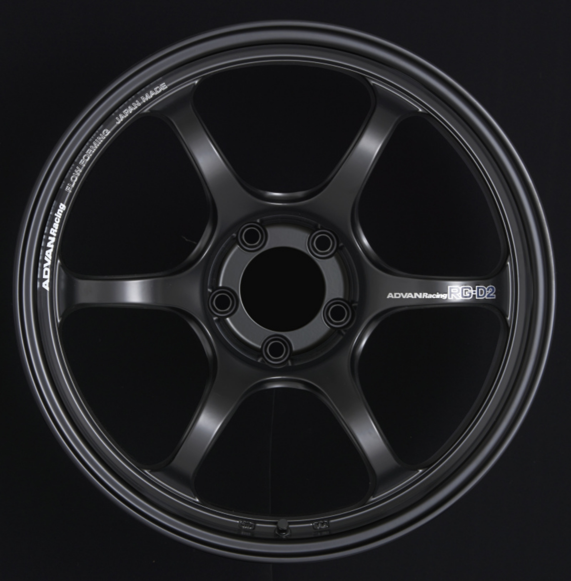 Picture of Advan RG-D2 16x7-0 +42 4-100 Semi Gloss Black Wheel
