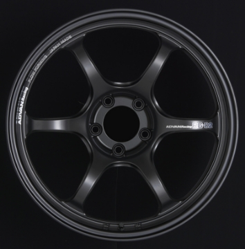 Picture of Advan RG-D2 15x5-5 +45 4-100 Semi Gloss Black Wheel