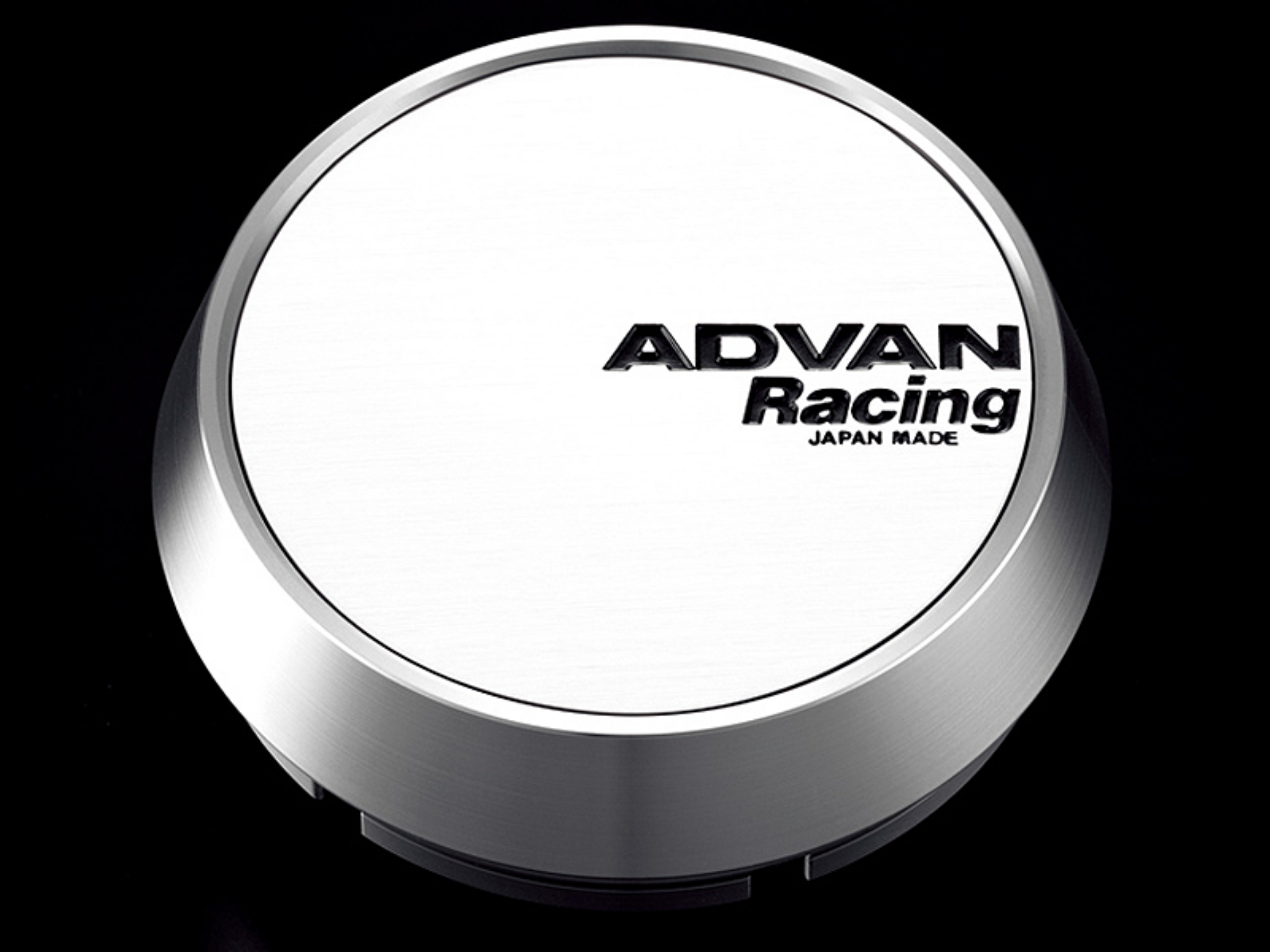 Picture of Advan 63mm Middle Centercap - White-Silver Alumite