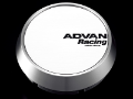 Picture of Advan 73mm Middle Centercap - White-Silver Alumite