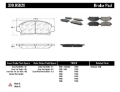 Picture of StopTech Performance 92-95 Toyota MR2 Turbo Front Brake Pads