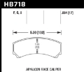 Picture of Hawk DTC-60 AP Racing-Alcon HB110 w-42mm Rad Depth Racing Brake Pads