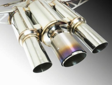 Picture of Remark 2017+ Honda Civic Type R Cat-Back Exhaust Spec III w-True Titanium Tip Cover Non-Res