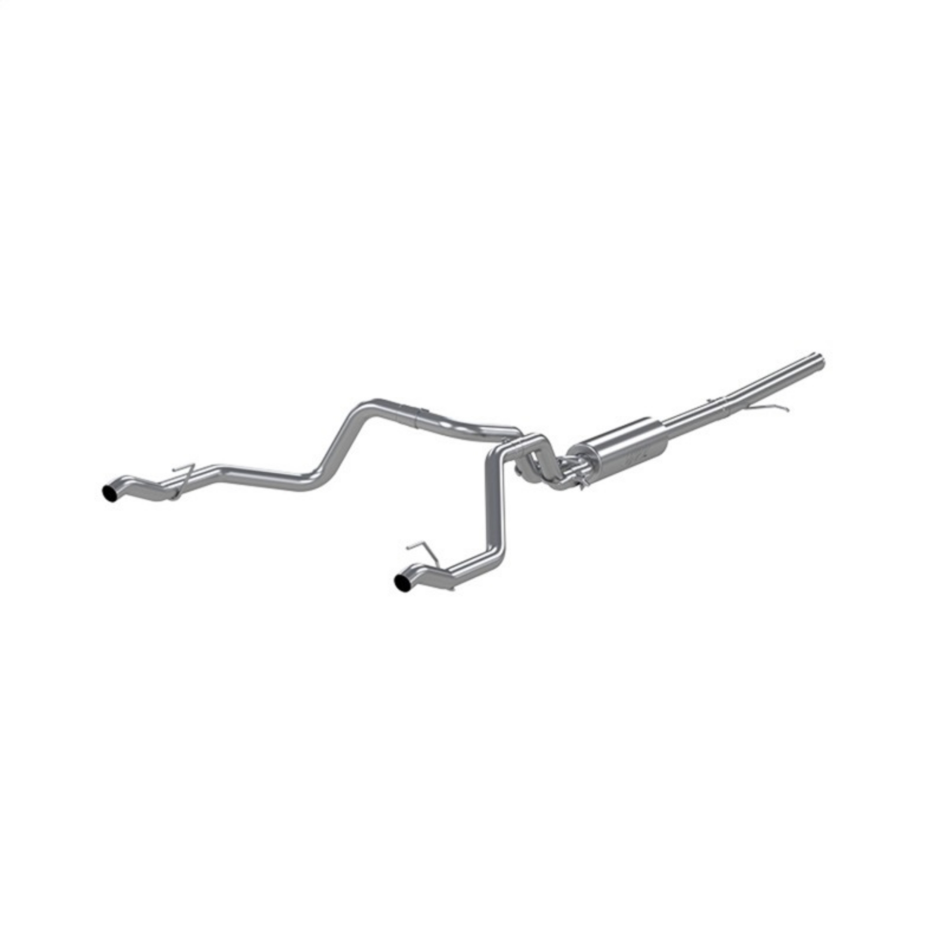 Picture of MBRP 2019 Chevrolet Silverado 1500 4-3L-5-3L 2-5in Cat Back Dual Rear Exit - Aluminized