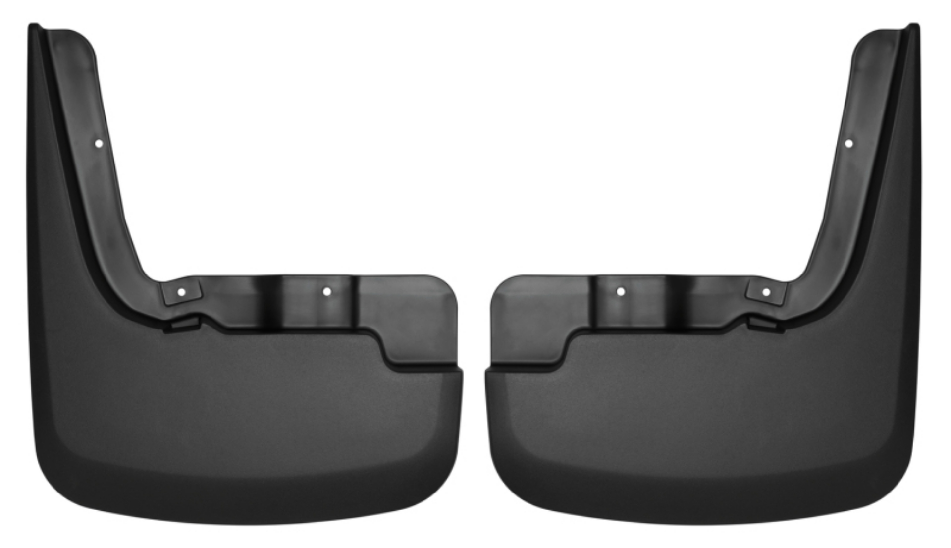Picture of Husky Liners 19-23 Chevrolet Silverado 1500 Excl- ZR2-TBoss Front Mud Guards - Black