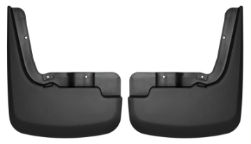 Picture of Husky Liners 19-23 Chevrolet Silverado 1500 Excl- ZR2-TBoss Front Mud Guards - Black