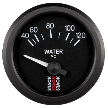 Picture of Autometer 52mm Stack Instruments 40-120 Degree C Electric Water Temperature Gauge - Black