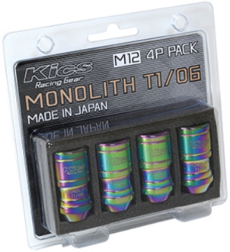 Picture of Project Kics 12 x 1-5 Neochrome T1-06 Monolith Lug Nuts - 4 Pcs