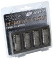 Picture of Project Kics 12 x 1-25 Glorious Black T1-06 Monolith Lug Nuts - 4 Pcs