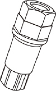 Picture of Project Kics Key Adapter for Monolith M14 Nut - Key