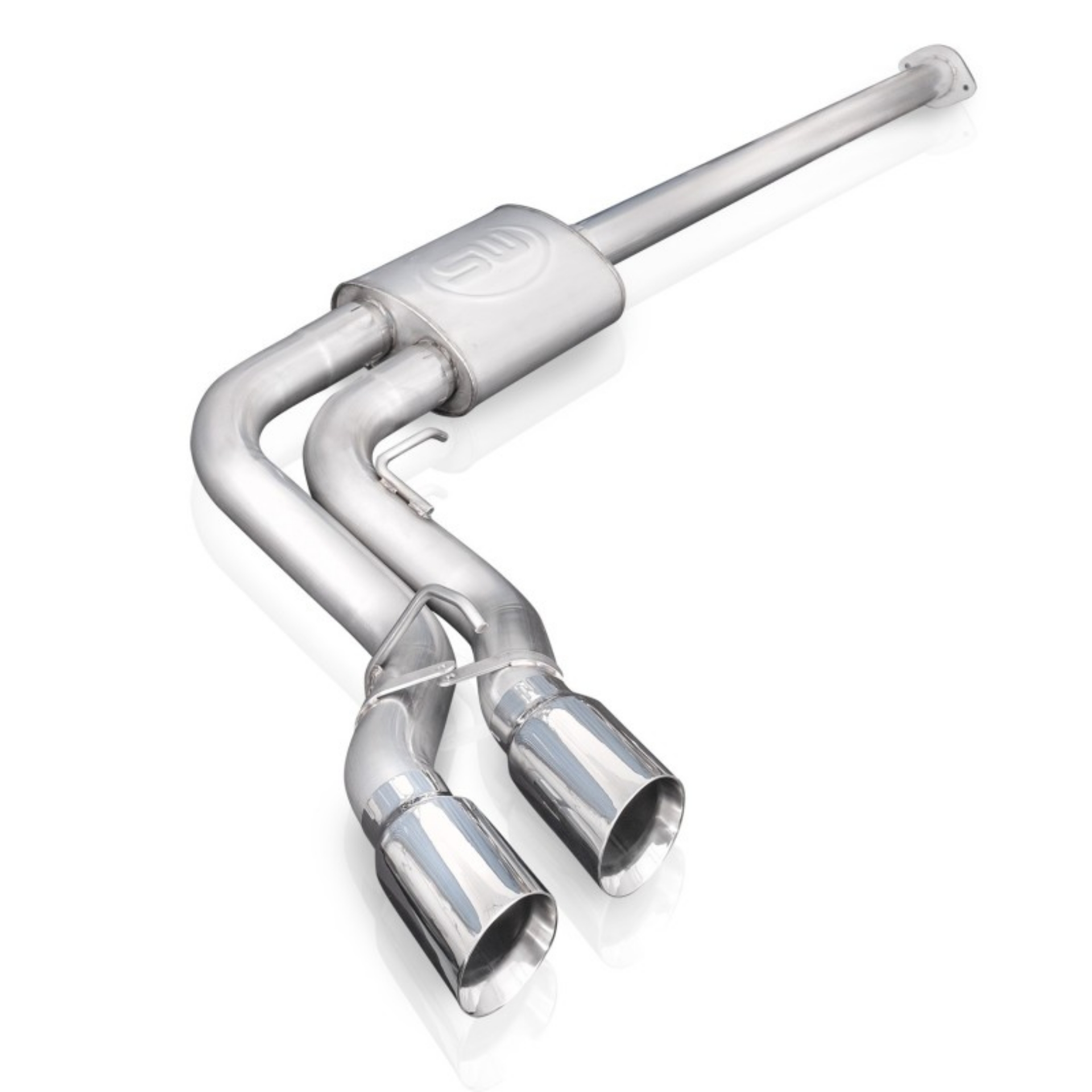 Picture of Stainless Works 15-19 Ford F150 5-0L Lightning Exit Catback System w- 4in Tips