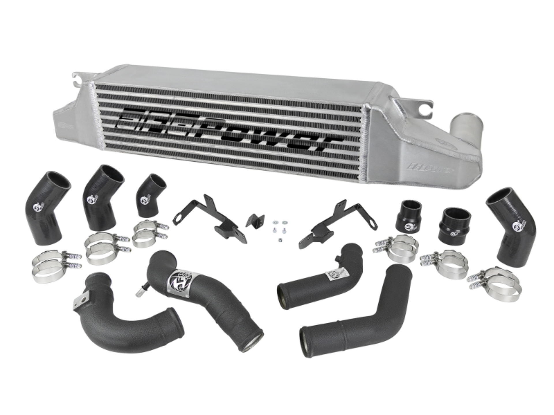 Picture of aFe BladeRunner GT Series Intercooler Package w- Tubes Black 17-18 Fiat 124 Spider I4-1-4L t