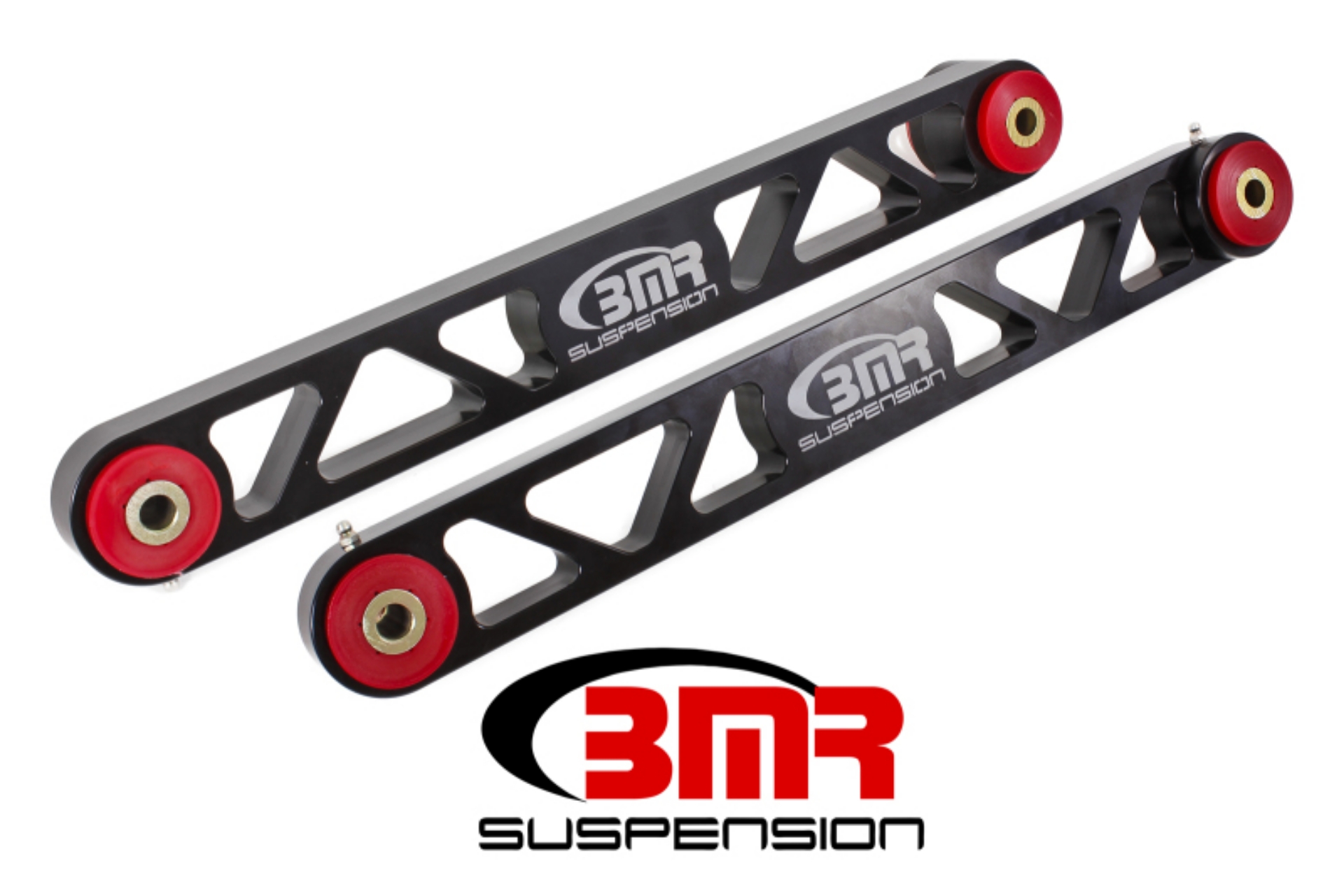 Picture of BMR 05-14 S197 Mustang Billet Aluminum Lower Control Arms Polyurethane - Black Anodized