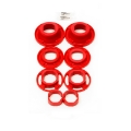 Picture of BMR 12-15 5th Gen Camaro Rear Cradle Street Version Poly Inserts Only Bushing Kit - Red