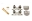 Picture of BMR 64-72 A-Body Front Coilover Conversion Kit - Bare