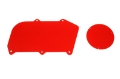 Picture of BMR 64-72 A-Body Heater Delete Panel Aluminum Non-A-C Vehicles Only - Red