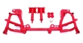 Picture of BMR 93-02 F-Body K-Member w- Low Mount Turbo LS1 Motor Mounts and STD- Rack Mounts - Red