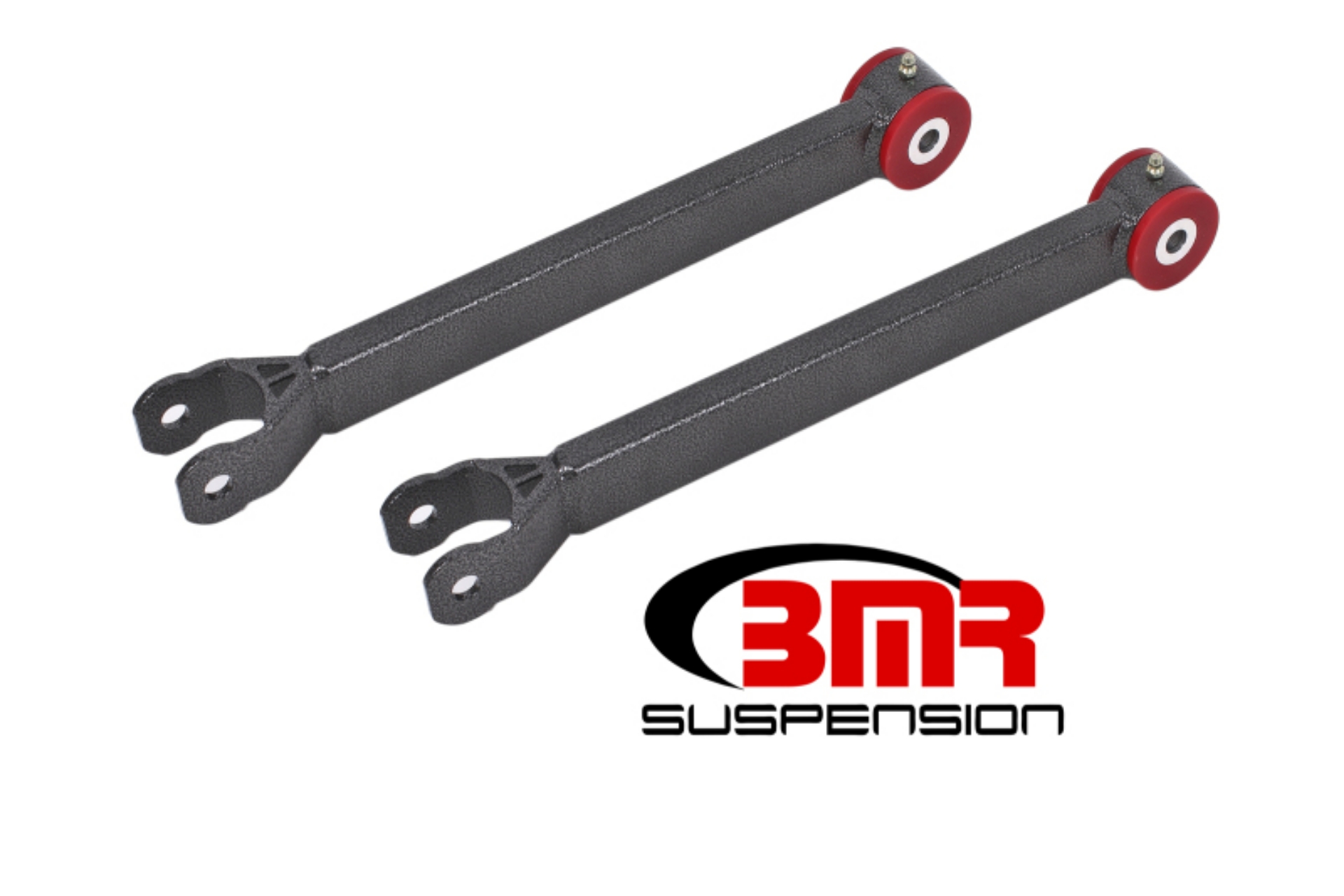 Picture of BMR 08-17 Challenger Non-Adj- Lower Trailing Arms Polyurethane - Black Hammertone