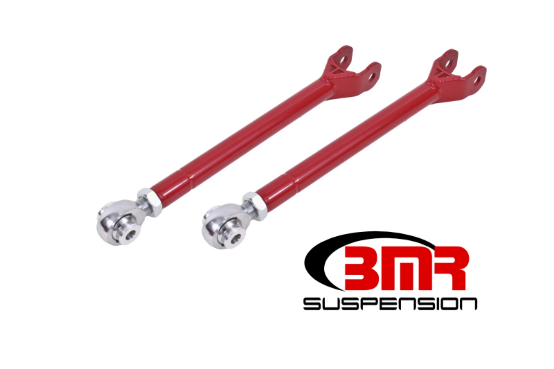 Picture of BMR 08-17 Challenger Lower Trailing Arms w- Single Adj- Rod Ends - Red