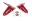 Picture of BMR 11-17 S197 Mustang Motor Mount Brackets - Red