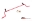 Picture of BMR 05-10 S197 Mustang Rear Solid 22mm Sway Bar Kit w- Bushings & Billet Links - Red