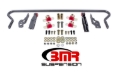 Picture of BMR 11-14 S197 Mustang Rear Hollow 25mm Adj- Sway Bar Kit w- Bushings - Black Hammertone
