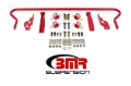 Picture of BMR 11-14 S197 Mustang Rear Hollow 25mm Adj- Sway Bar Kit w- Bushings - Red