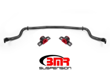Picture of BMR 15-17 S550 Mustang Front Hollow 35mm 3-Hole Adj- Sway Bar Kit - Black Hammertone