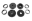 Picture of BMR 2008-2018 Challenger Rear Cradle Lockout Bushing Kit - Black Anodized