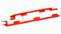 Picture of BMR 93-97 4th Gen F-Body Convertible LT1 Weld-On Tubular Subframe Connectors - Red