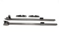 Picture of BMR 79-93 Fox Mustang Weld-On Boxed Subframe Connectors Outside Frame Exhaust - Black Hammertone