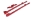Picture of BMR 94-04 Mustang Hardtop Only Weld-On Boxed Premium Subframe Connectors - Red