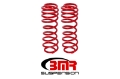 Picture of BMR 05-14 S197 Mustang GT-GT500 Rear Performance-Drag Lowering Springs - Red