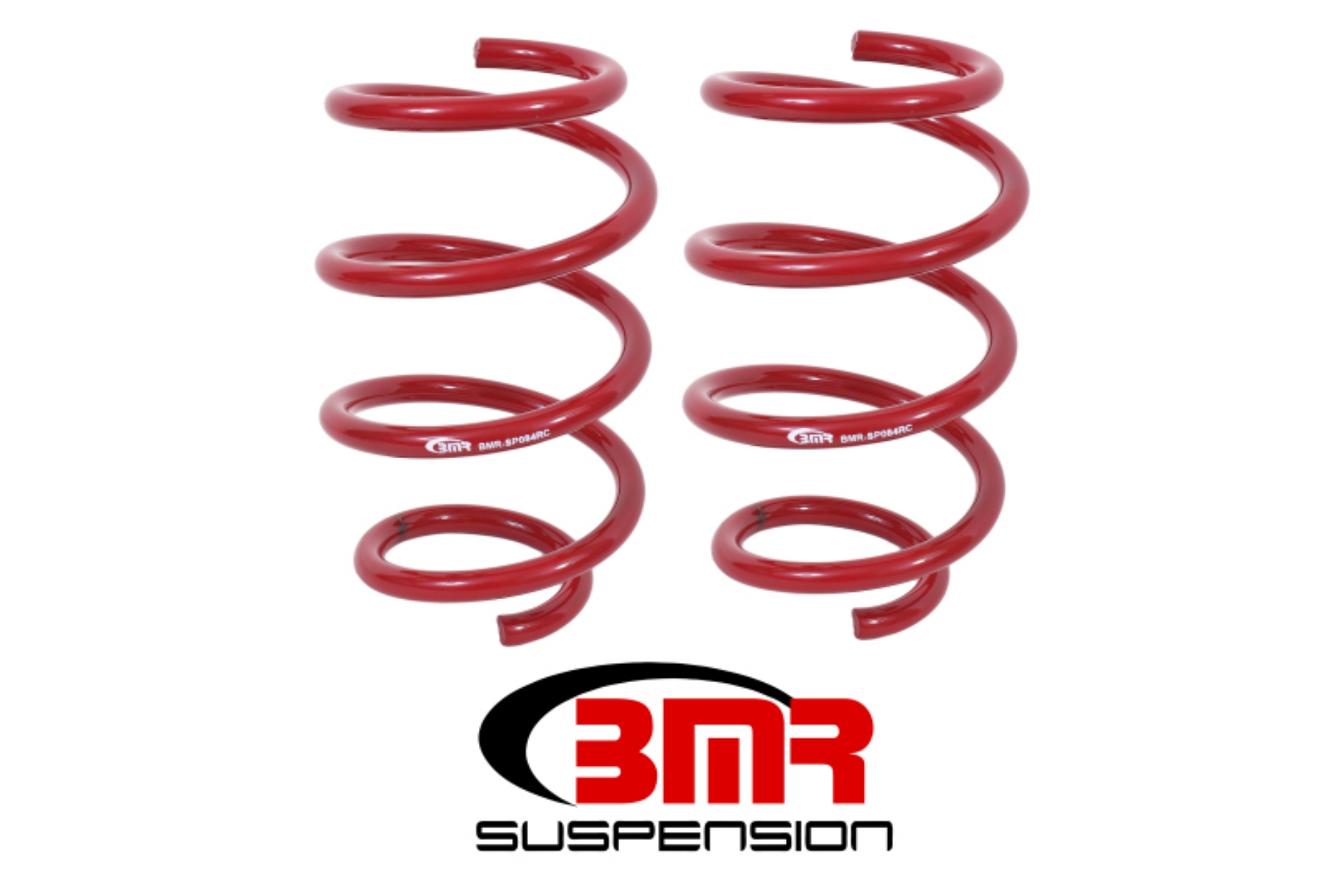 Picture of BMR 15-17 S550 Mustang Front Handling Version Lowering Springs - Red