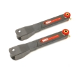Picture of BMR 10-15 5th Gen Camaro Non-Adj- Rear Trailing Arms Polyurethane - Black Hammertone