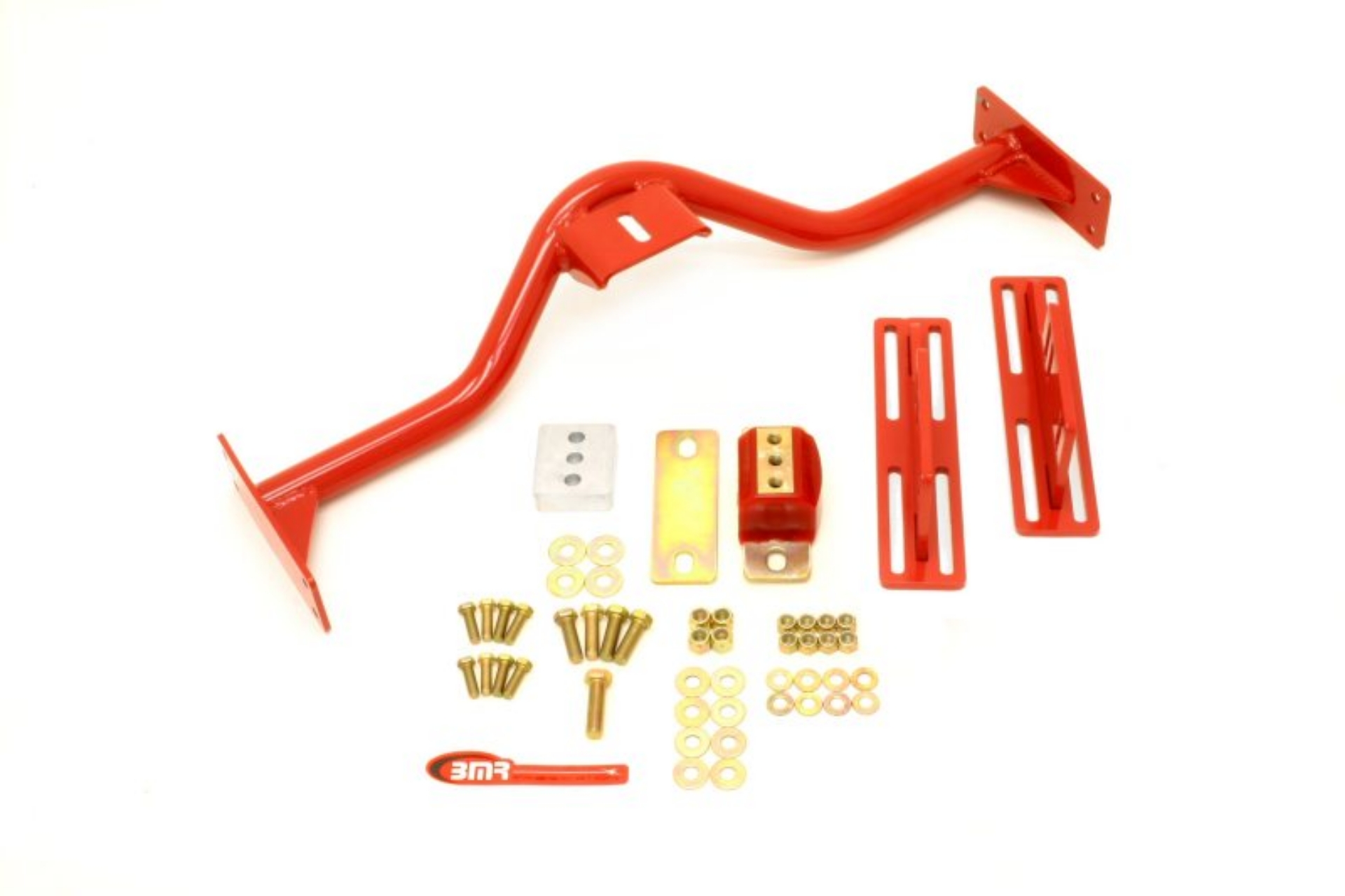 Picture of BMR 67-69 1st Gen F-Body Transmission Conversion Crossmember TH350-Powerglide-700R4-4L60E - Red