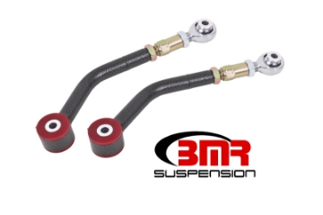 Picture of BMR 08-17 Challenger Upper Control Arms On-Car Adj- Rod Ends Polyurethane - Black Hammertone