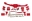 Picture of BMR 93-02 F-Body Body Mount Watts Link - Red