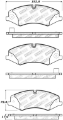 Picture of StopTech 10-17 Land Rover Range Rover Sport Street Select Front Brake Pads