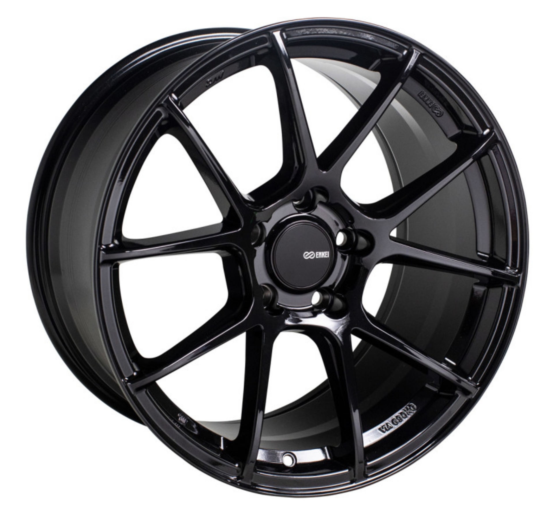 Picture of Enkei TS-V 18x8-5 5x100 45mm Offset 72-6mm Bore Glass Black Wheel