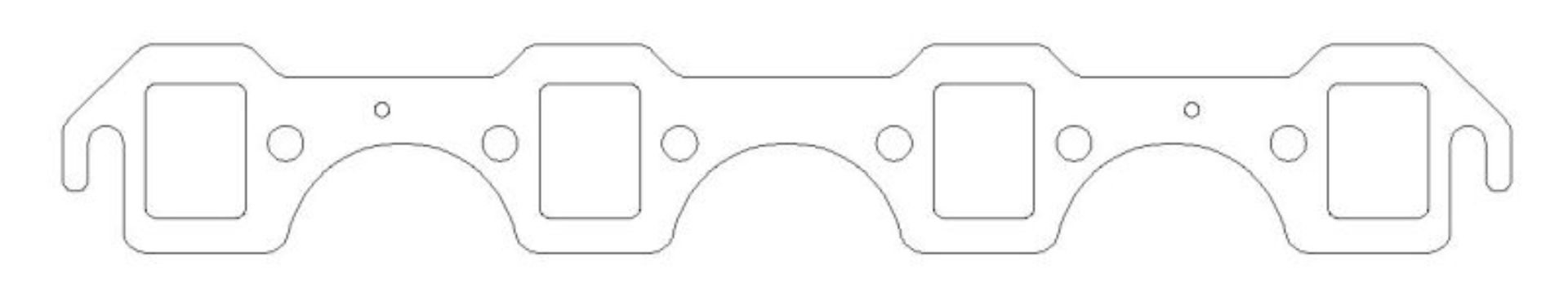 Picture of Cometic Ford SB 1-120in x 1-480in Port -030in MLS Exhaust Gasket