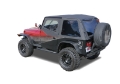 Picture of Rampage 1992-1995 Jeep WranglerYJ Frameless Soft Top Kit - Black Diamond