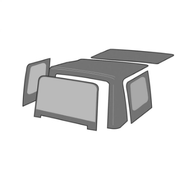 Picture of Rampage 1997-2006 Jeep WranglerTJ OEM Replacement Top - Spice