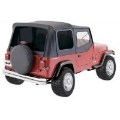 Picture of Rampage 1988-1995 Jeep WranglerYJ OEM Replacement Top - Black Denim
