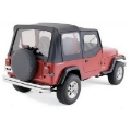 Picture of Rampage 1988-1995 Jeep WranglerYJ OEM Replacement Top - Black Denim