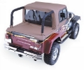 Picture of Rampage 1997-2002 Jeep WranglerTJ Cab Soft Top And Tonneau Cover - Spice Denim