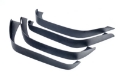 Picture of Rampage 2007-2018 Jeep WranglerJK Steel Fender Flares - Slim - Black